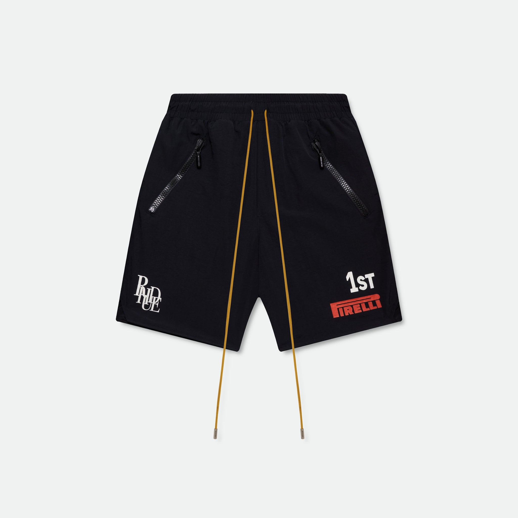 RHUDE 1ST LOGO SHORTS