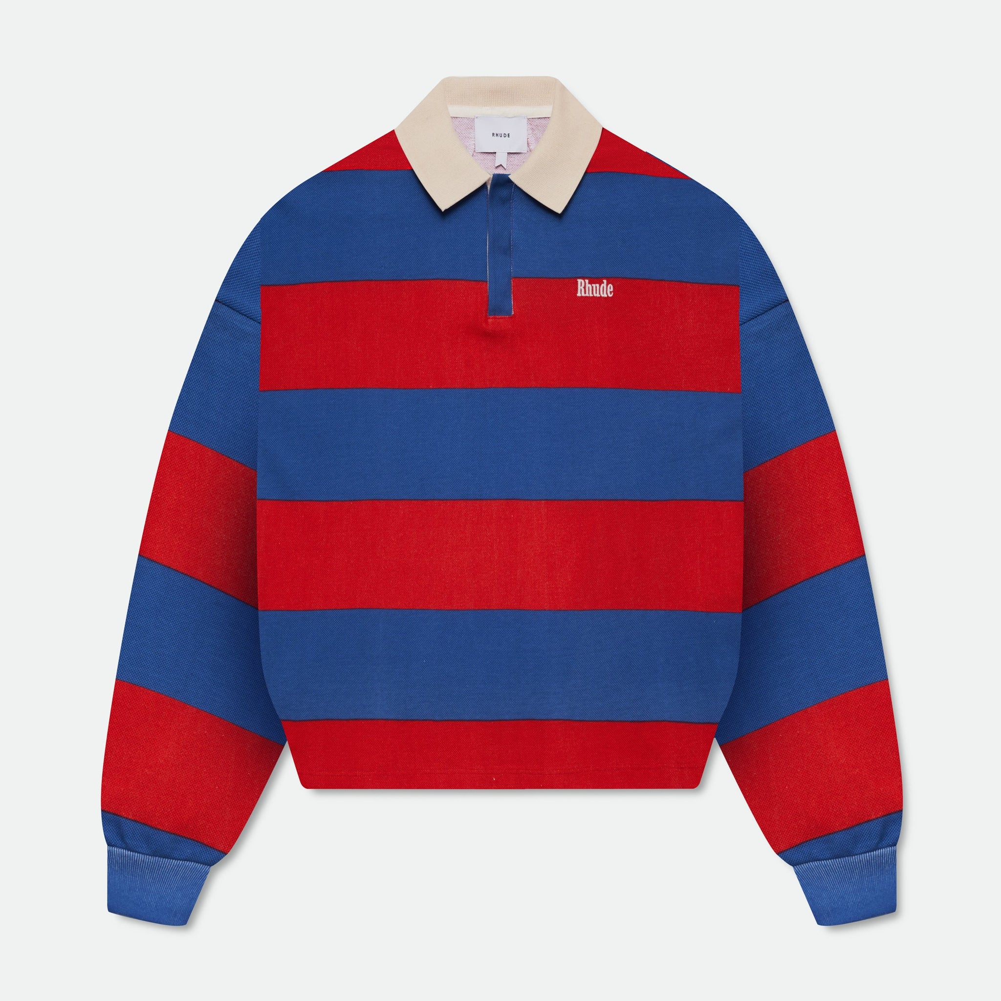 STRIPED PIQUE POLO