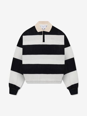 STRIPED PIQUE POLO