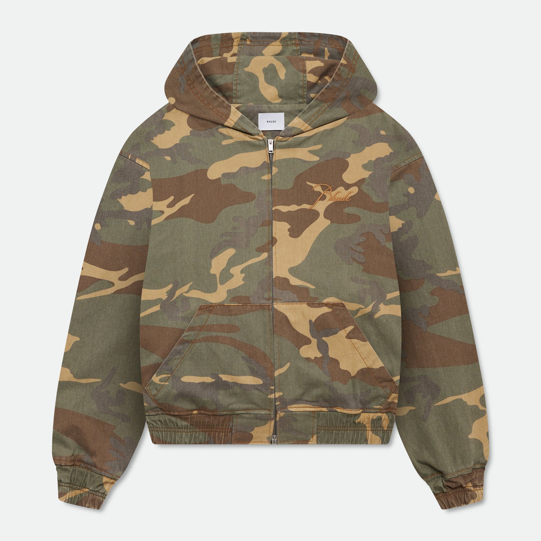 WASHED CAMO WORK JACKET