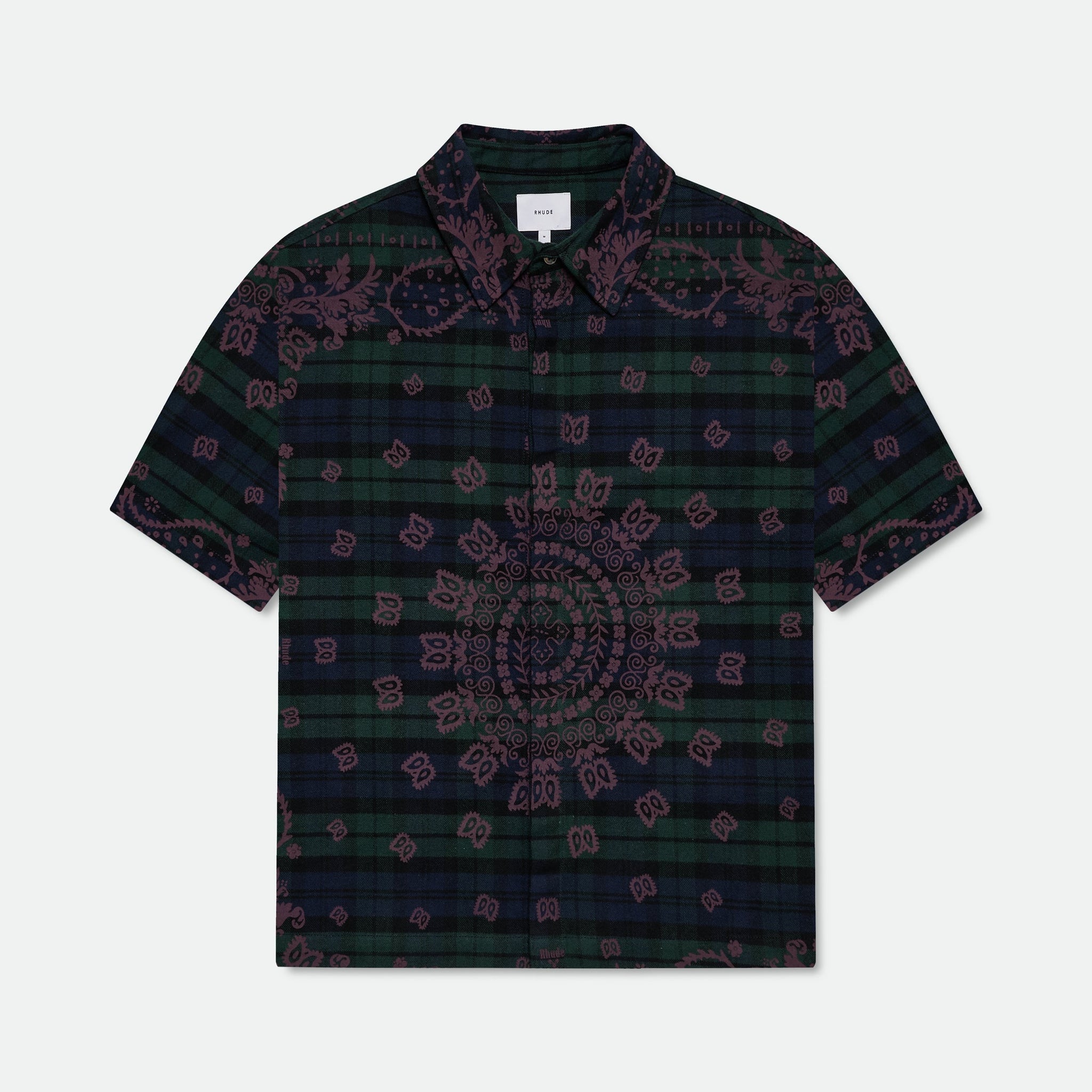 PAISLEY FLANNEL BOXY SHIRT