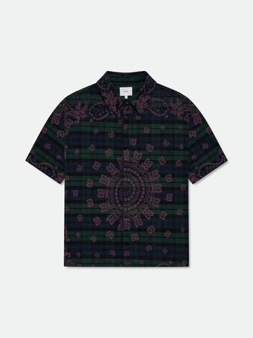 PAISLEY FLANNEL BOXY SHIRT