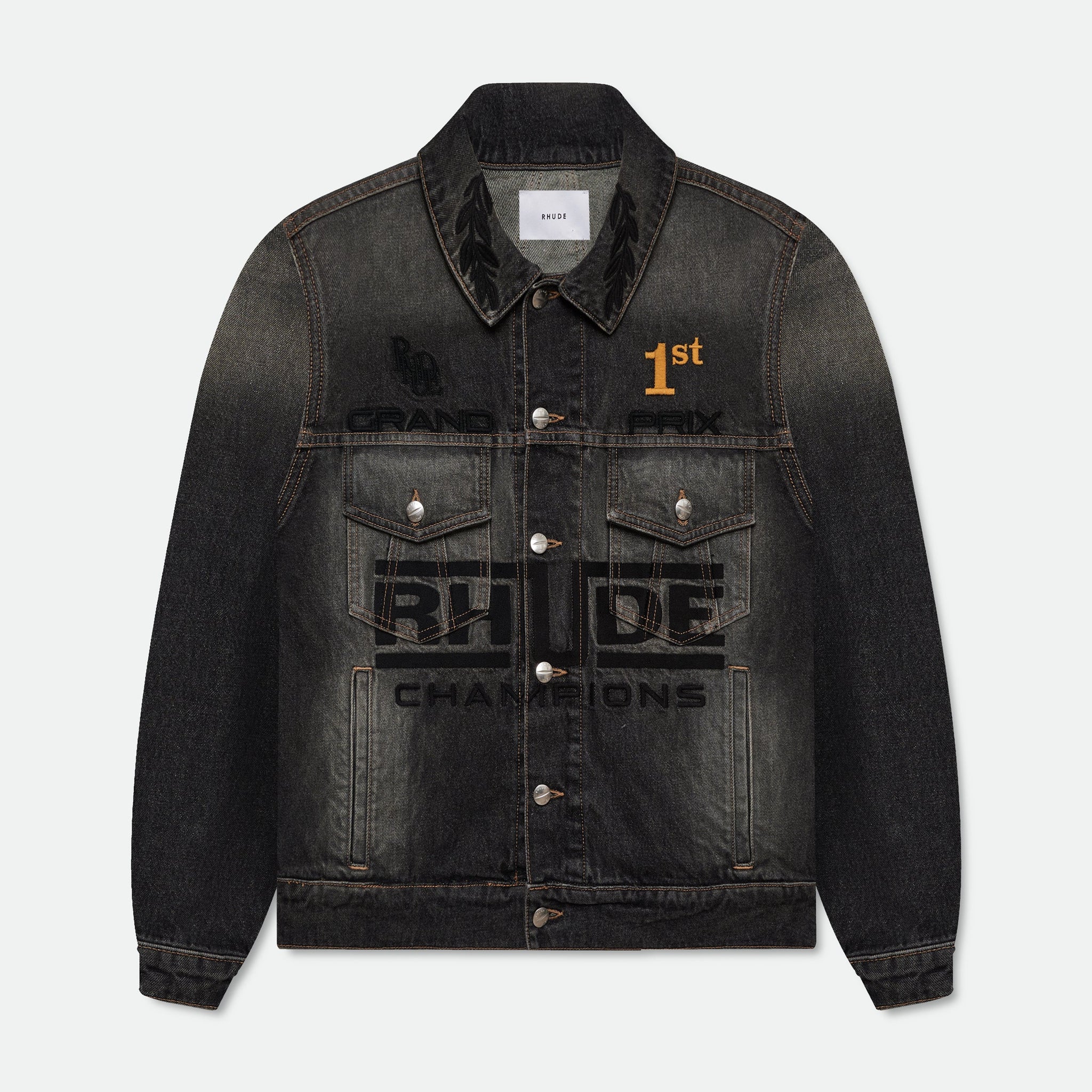 TIRE DENIM TRUCKER JACKET