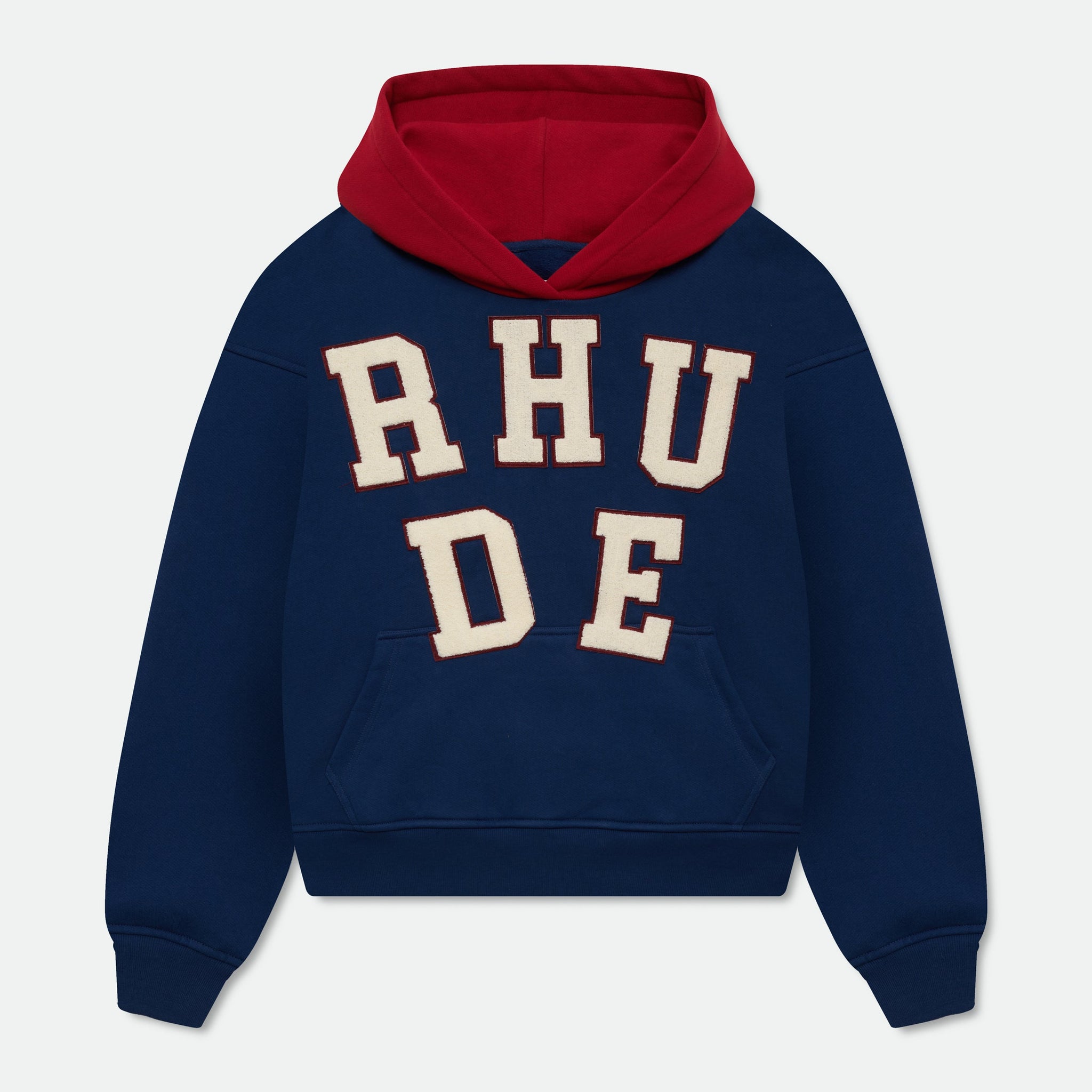 RHUDE CHENILLE PATCH LOGO HOODIE