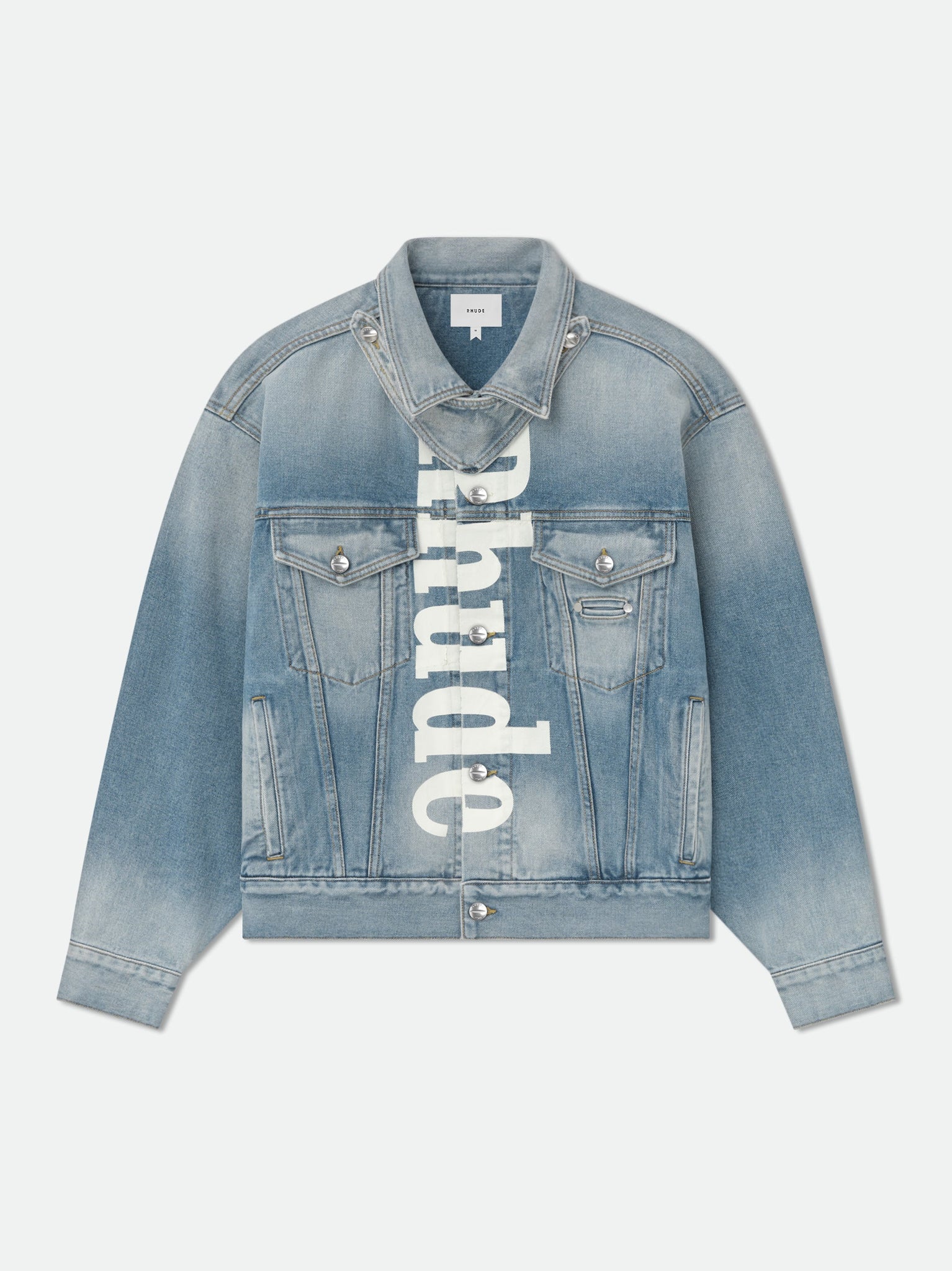 "PACK" DENIM TRUCKER JACKET