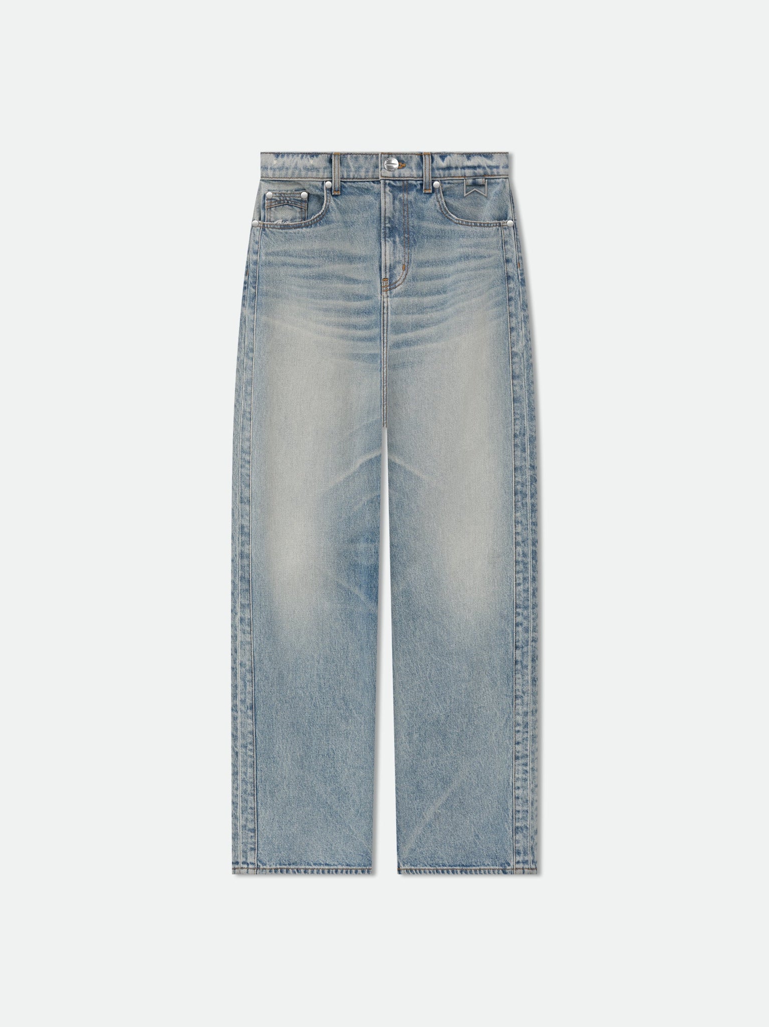 WIDE LEG TRAXEDO DENIM