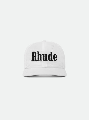 RHUDE LOGO MESH HAT