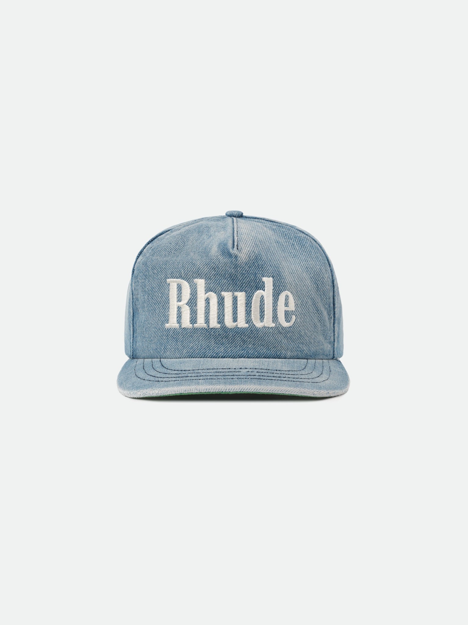 RHUDE LOGO DENIM HAT