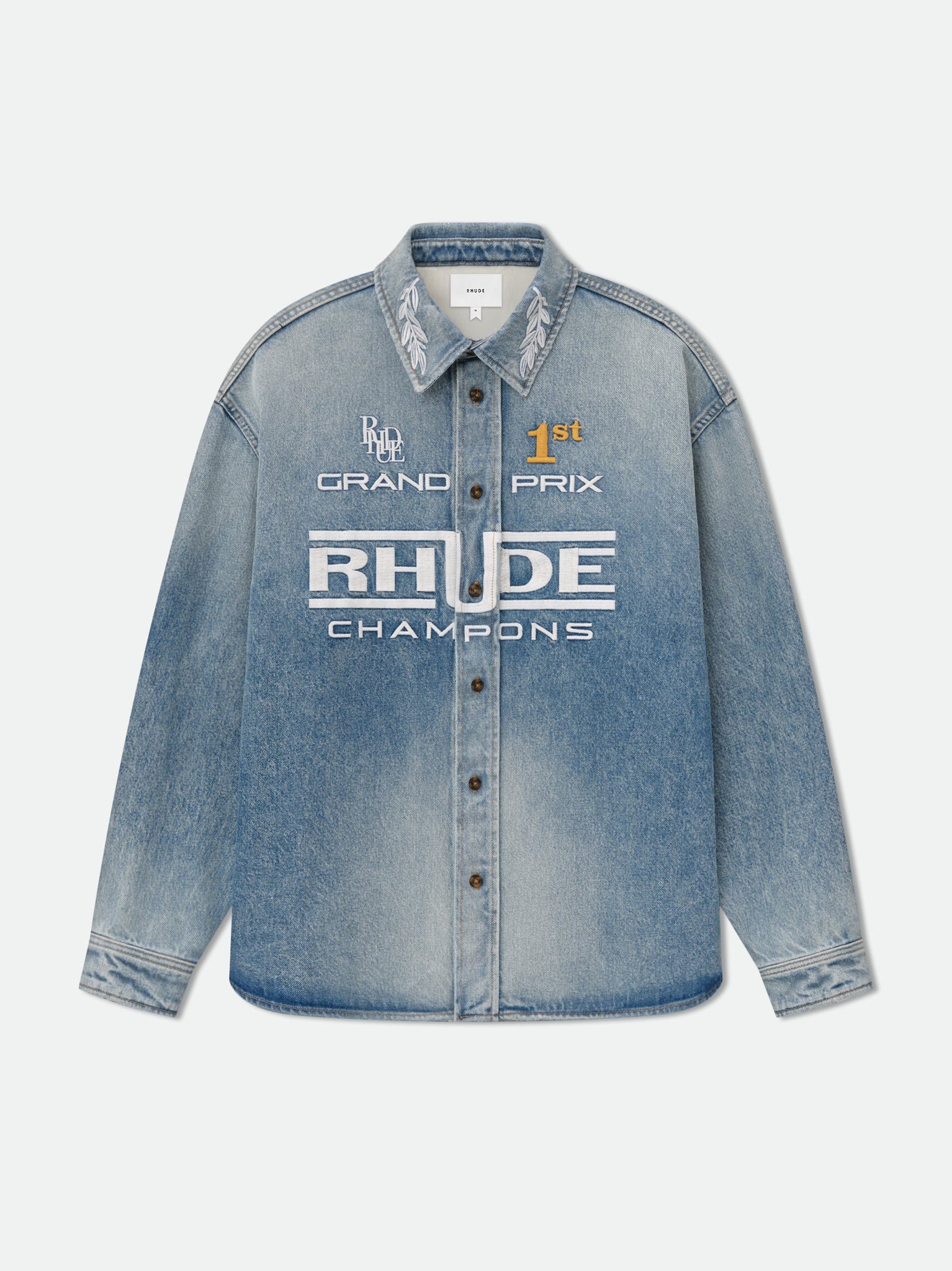 TIRE DENIM OVERSHIRT
