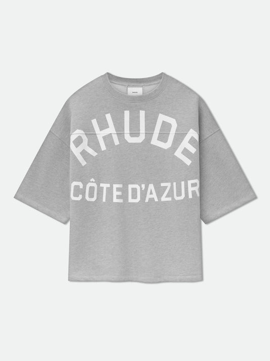 COTE D'AZUR MID-SLEEVE BOXY TEE