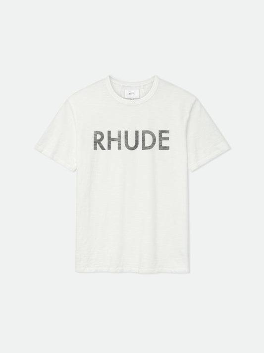 RHUDE LOGO SLUB TEE