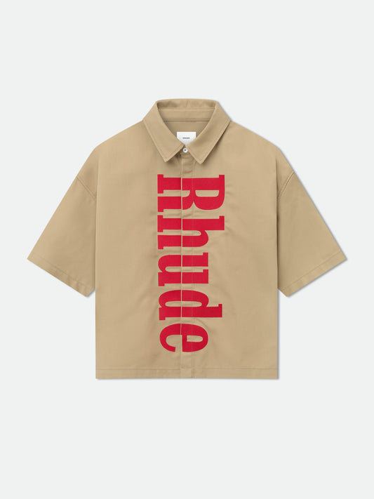 RHUDE VERT LOGO SHIRT