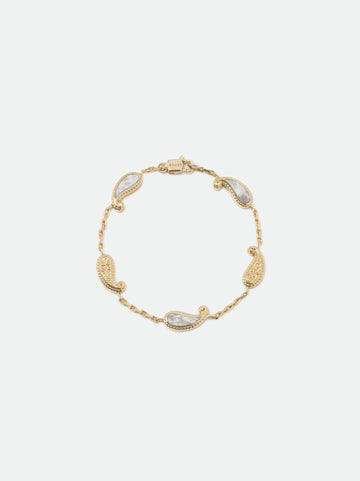 TEARS OF JOY BRACELET — GOLD/MOTHER OF PEARL
