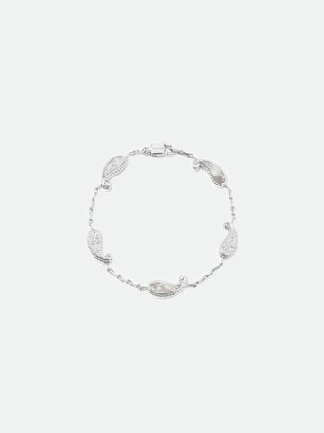 TEARS OF JOY BRACELET — SILVER/MOTHER OF PEARL